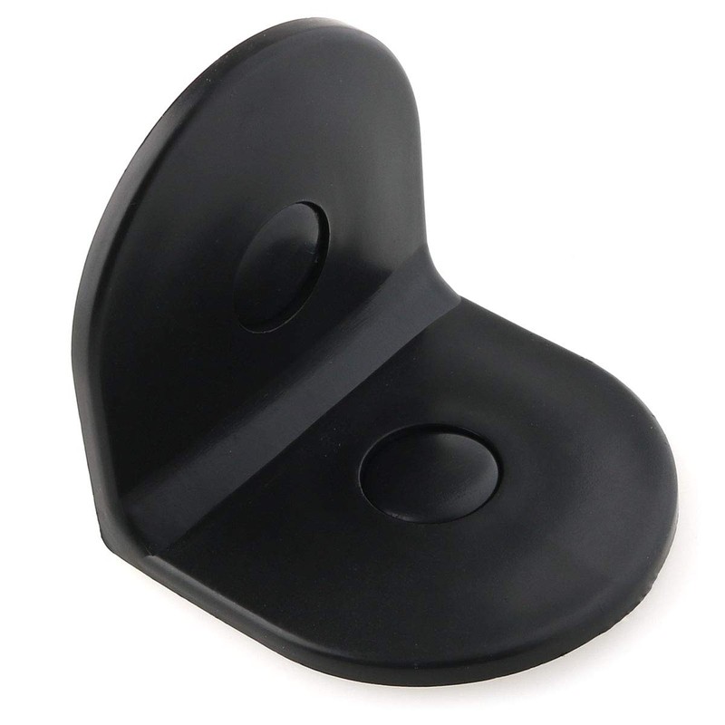 E-outstanding Right Angle Nylon Corner Bracket 6PCS 2x2 Inch Black