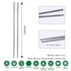 Boundless Voyage Outdoor Titanium Chopsticks Ultralight Square Titanium Chopsticks Lightweight