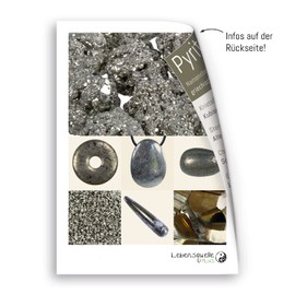 Pyrit | 100% naturbelassene Rohsteine | Katzengold Stufen | 300 g Lebensquelle Plus