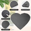 Pack of 2 20 x 20 cm Slate Serving Plates,