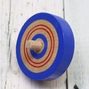 Castle Enterprise Classic Wooden Toy Color Throw with String Blue