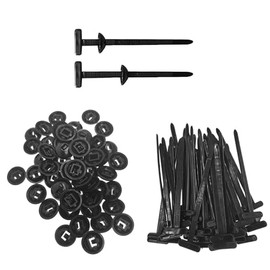LISAPRO Hebilla Universal de Nailon para Bridas, 100PCS Cinchos de Plastico, Bridas de Plastico Autobloqueantes, Sinchos para Tolvas de Alta Resistenc