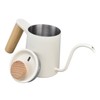 Stainless Steel Handle Drip Coffee Pot Long Gooseneck Spout Drip
