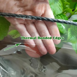 7x8ft Outdoor Vinyl Curtain, Clear Vinyl Tarp Heavy Duty Waterproof Transparent Patio Enclosure Panels for Gazebo, Porch, Pavilion, Chicken Coop, Durable Plastic Tarpaulin (2.2x2.5m)