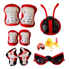 Kit De Protección Rodilleras, Coderas, Muñequeras Y Regalo