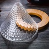 TAMUME 12cm Glass Coffee Dripper with Wooden Support Coffee Filter