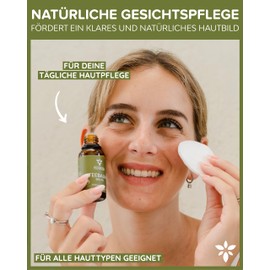 Heldengrün® Organic Tea Tree Oil [100% Natural] Natural Skin and Face Care - Tea Tree Oil - Tea Tree Oil Pimples Supports Blemishes