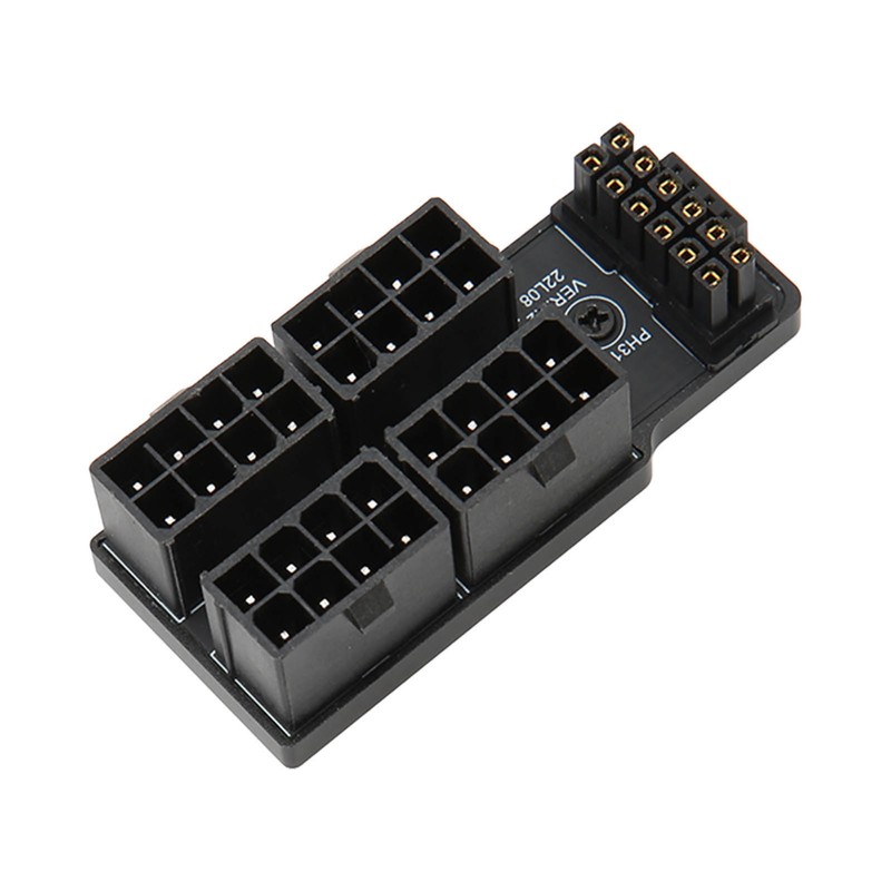 ATX 4 8P Up Angled Adapter 32P To 16P 600W