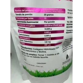 Colágeno Hidrolizado+biotina+acido H Crece. Cabello Y Uñas