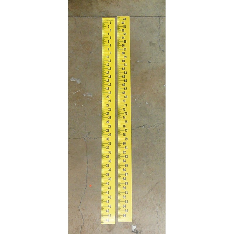 Extra Wide Ruler – Adhesive Backed – 3 Inch Wide