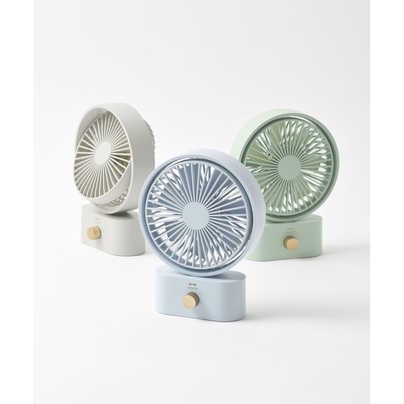 BRUNO BDE061-BL Fan, Tabletop, Silent, Oscillating, Small, Portable, Swing Desk