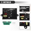 X AUTOHAUX Universal RV Water Heater Control Circuit Board with