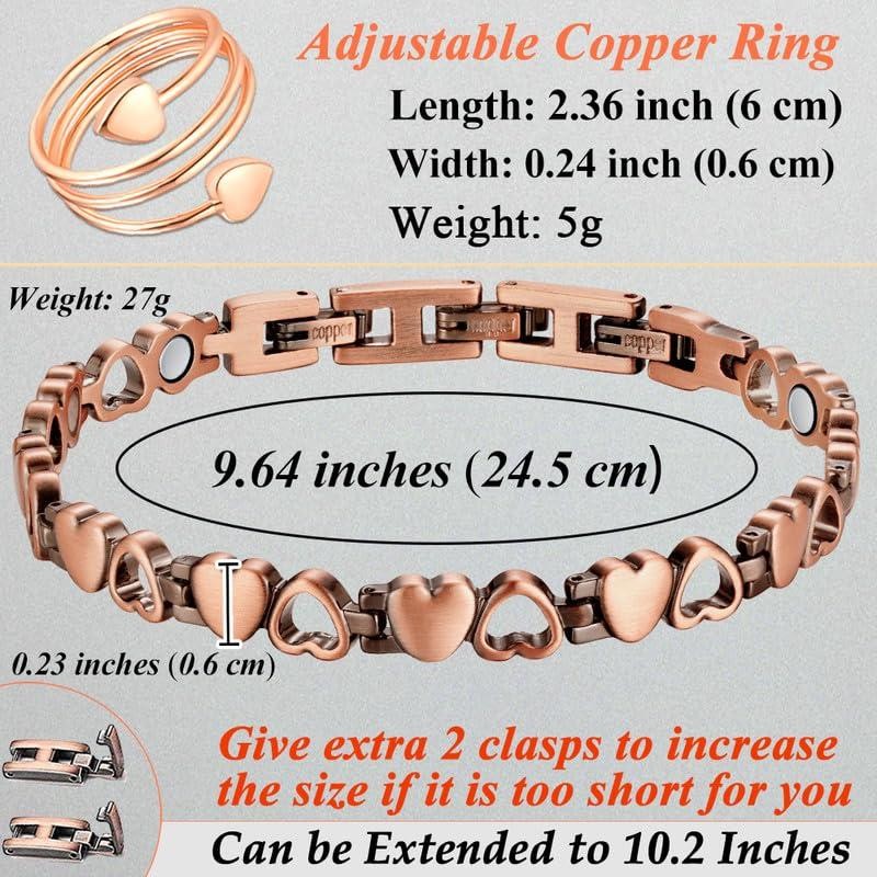 Copper Anklet for Women Ultra Magnets - Magnetic Ankle 99%