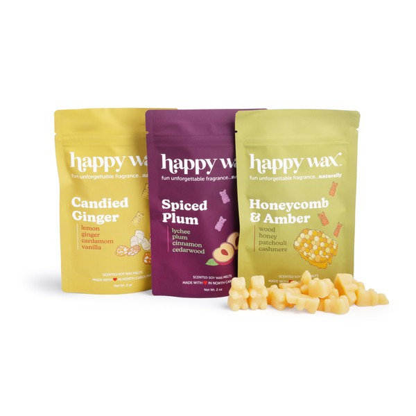 Happy Wax Fall Treats Collection Scented Natural Soy Wax Melts