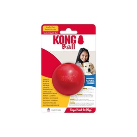 Kong - Ball with Hole - Durable Rubber, Fetch Toy