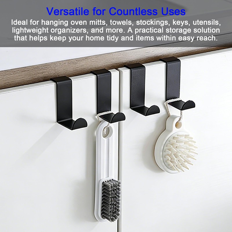 10 Pcs Cabinet Door Hooks Cabinet Drawer Organizer