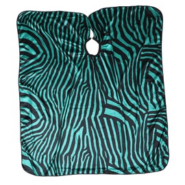 FOMIYES Professional Hair Cutting Cape Snap Closure Large Satin Barber Cape for Men and Women for Salons and Home Use Pattern