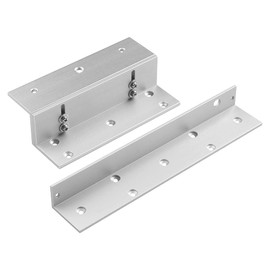 Visionis LZ300 L and Z Bracket 300lbs Electromagnetic Lock for Inswinging Door Access Control Maglock