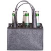 Brandsseller Men's Handbag Bottle Carrier Shopping Bag Storage Bag Felt