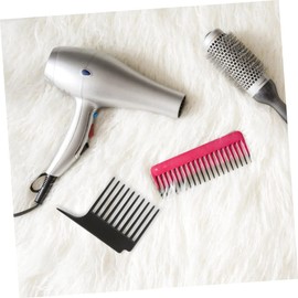 TOVINANNA 2pcs Portable Hair Combs Wide Tooth Styling Comb for Salon Use Oil for Hair Types Lightweight and Flexible Pick for Men Women and Boys and Girls