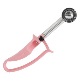 Zeroll Universal Extended Length EZ Disher Food Portion Control Scoop Designed for Right or Left Hand Use Dishwasher Safe, 1 7/16-Inch, Pink