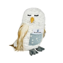 stuff'n'tuddles Plush Toy Tra La La Owl - Soft & Cuddly with Pocket for Wishes, Goals, to-Do Lists - Perfect for Kids & Adults to Write, Tuck, and Cuddle Their Dreams to Life