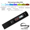 iSpring TDS2 Digital 2-Button TDS Meter with Backlit LCD, Black