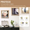 Emfogo Vinyl Record Frame Wall Front Opening, 3-Pack Album Frames