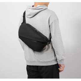 [FSD.WG] Crossbody Bag, Shoulder Bag, One Shoulder, One Shoulder Bag, Waist Bag, Crossbody Bag, Sports Bag, Men's, 0055 black