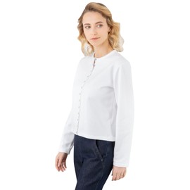 Agnes B 0267M001 Cardigan Women's Cardigan, M001, white