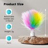 VOSFEEL Cat Toy Replaceable Feathers Toy Accessories, 3 Pcs Feather