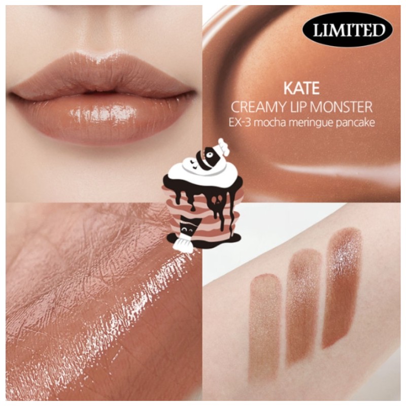 KATE Lip Monster Creamy Monster 3.0g, Color:EX-4 Pink Banana Whip