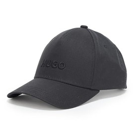 HUGO Men's Big Logo Cotton Baseball Hat, Black Olive, One Size