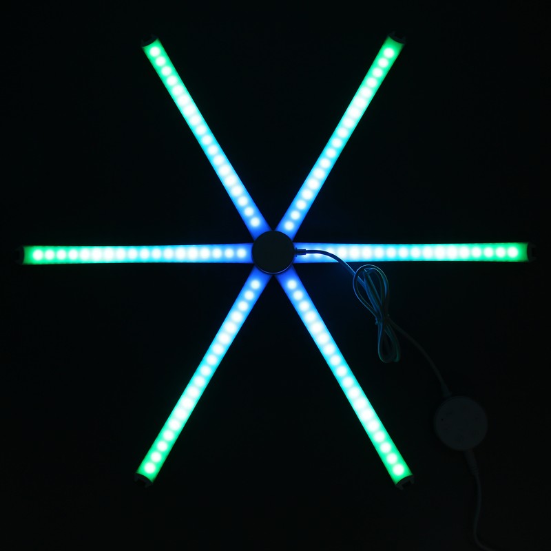 Lines Smart RGB Wall Lights with 6 Light Bars 24W