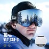 YOZISS Ski/Snowboard Goggles, Snow Goggles Magnetic with Interchangeable Lens, OTG