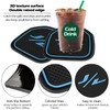 LAIKOU 4PCs Anti dust Mat Inserts Coaster fit for Jeep