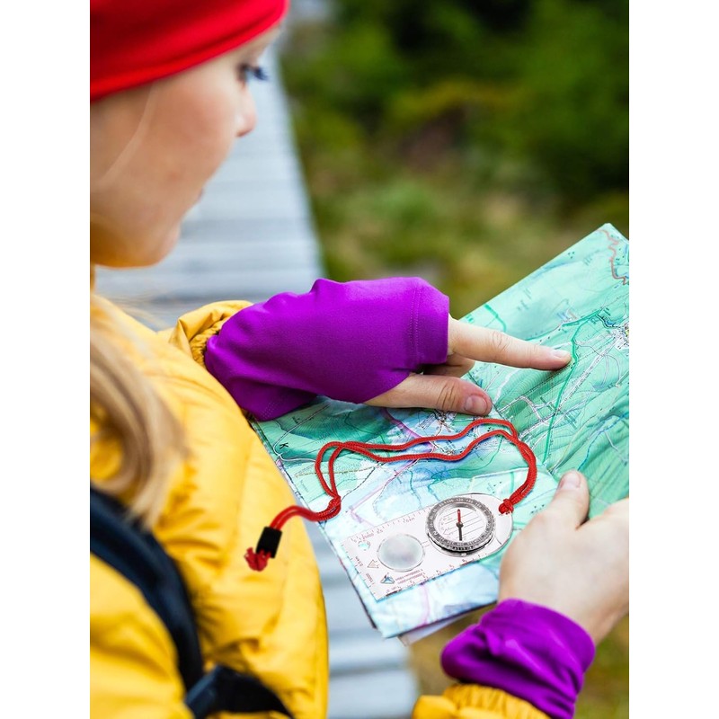 Voarge Navigation Compass Hiking Compass Adjustable Shipping Card Reading Navigation