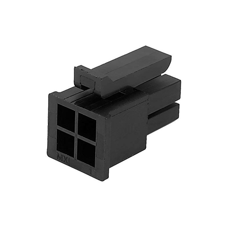 Molex Micro-Fit 3.0 dual row (4 Circuits) Male & Female
