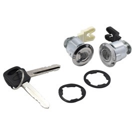 Door Lock Cylinder & Key Compatible with Ford E150 E250 E350 E450 E550 F150 F250 F350 Explorer Ranger Mazda B2300 B2500 B3000 B4000 Truck Mercury Mountaineer Replace XL2Z7821990AC F87Z7821990BA
