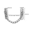 Window Limiter, Stainless Steel Chain Lock Window Theft Limiter, Fall