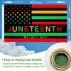 3x5 FT Juneteenth Flag Double-Stitched Edges and June 19th 1865