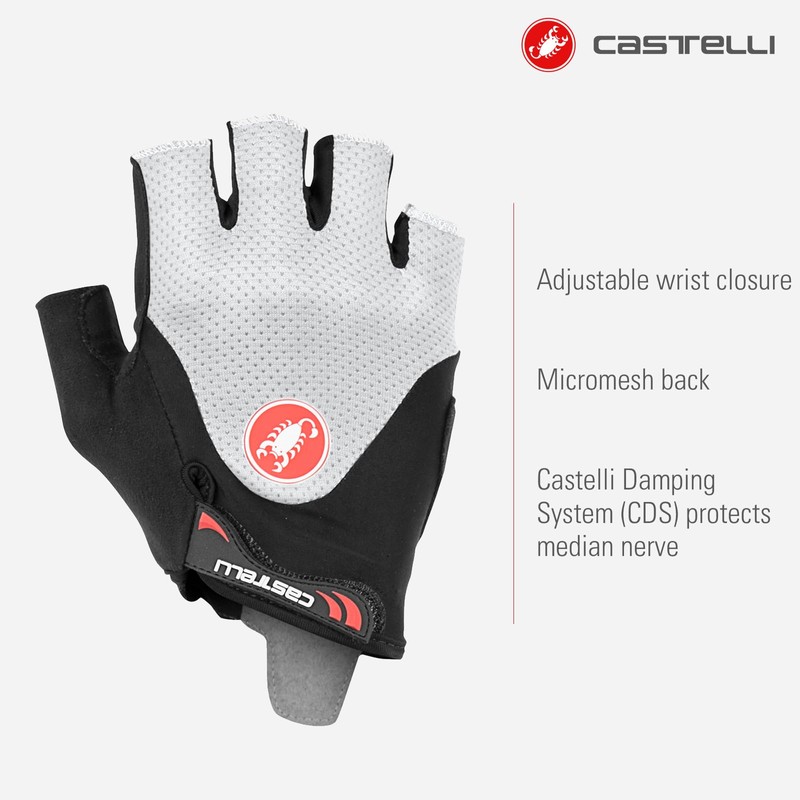CASTELLI 4519028 ARENBERG GEL 2 GLOVE Unisex Gloves Black White