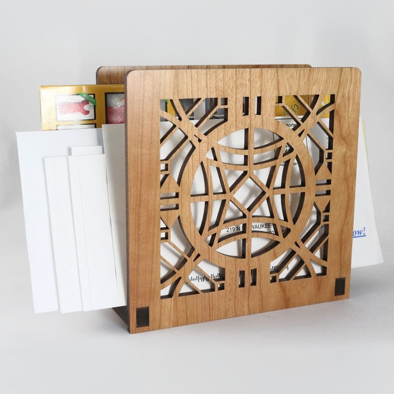 Frank Lloyd Wright CHAUNCEY WILLIAMS Design Laser Cut Wood Napkin