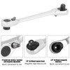 Professional 1/4" Inch Mini Ratchet Wrench 72 Teeth Drive Ratchet