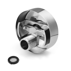 DIYCUT Shower Fitting Adapter Adjustable, Brass Arm Valve Eccentric Corner Tap with Eccentric Screw, Short Shower Tap Adapter, Shower Head Accessories for Angled