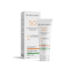 DR. RENA DERMO 50+ SPF Sonnenschutzcreme UVA UVB für trockene sensible Haut 100ml