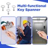 KATIMI 6PCS Gas Meter Box Key Set, Universal Square Gas