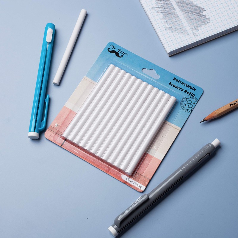Mr. Pen- Eraser Refill, Erasers, Pack of 12, Eraser Pen