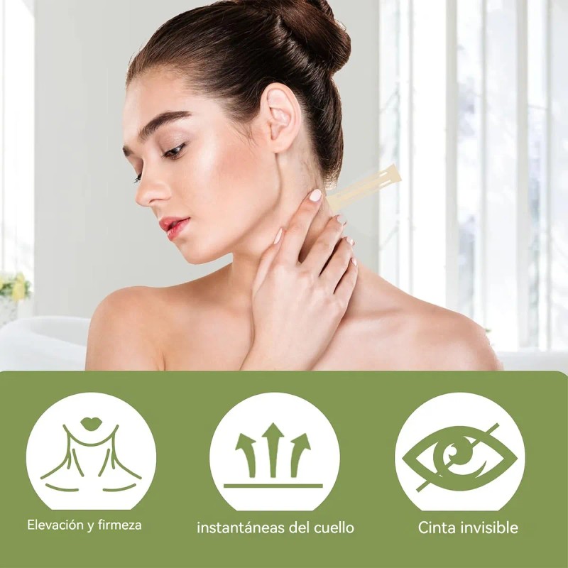 Faja Mentonera Parches Adhesivos Afina Rostro Cinta Cara