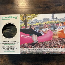 E-Retail Society Corporation NEW Camo SmoothBag Premium Portable Inflatable Lounging Beach Chair Sofa Couch